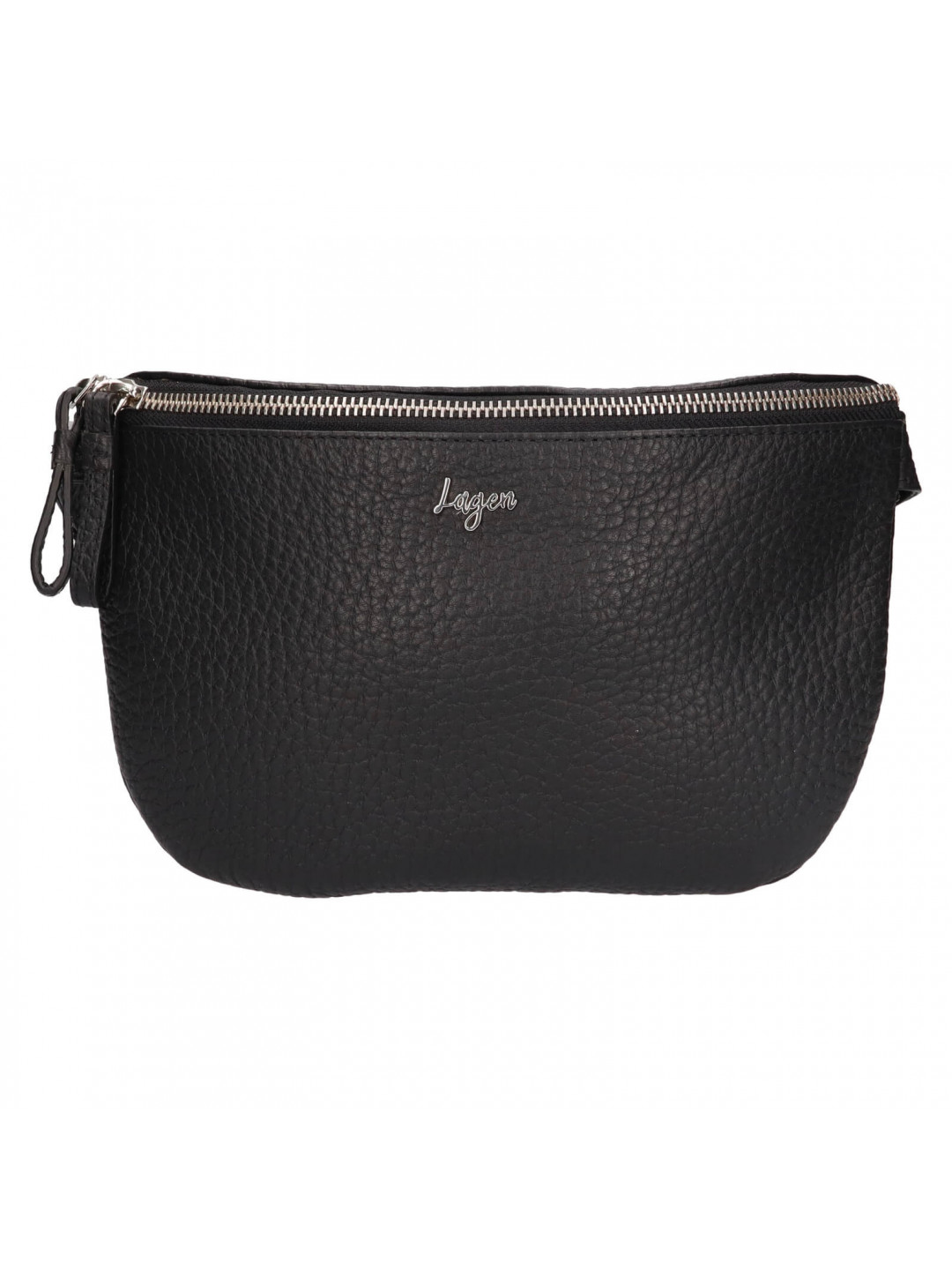 Dámská kožená ledvinka Lagen Celesta – černá